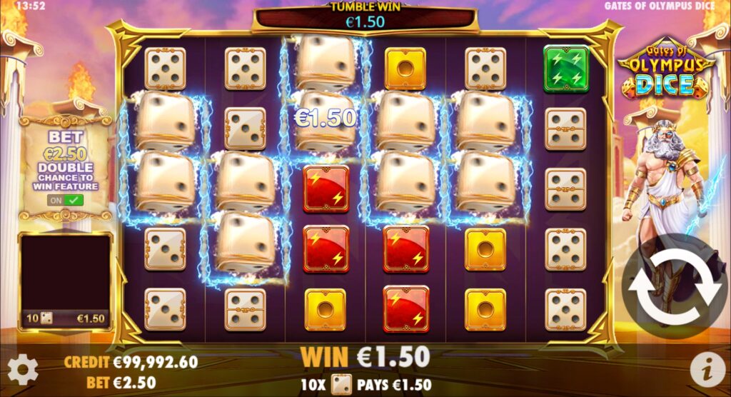 Gates of Olympus Dice — Revisão do Slot, Recursos e Bônus